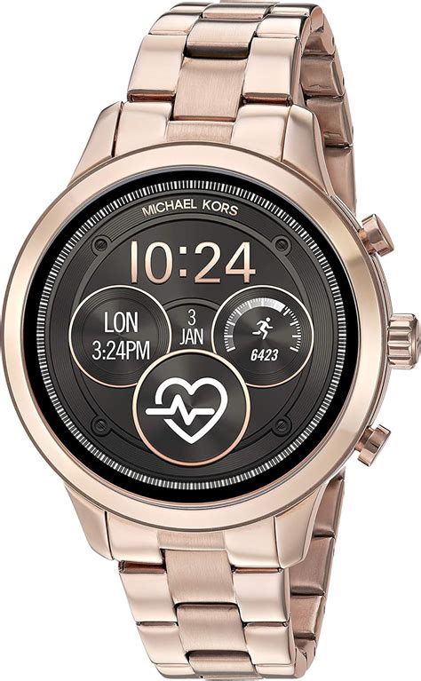 women's michael kors smart watch|michael kors watch women black.